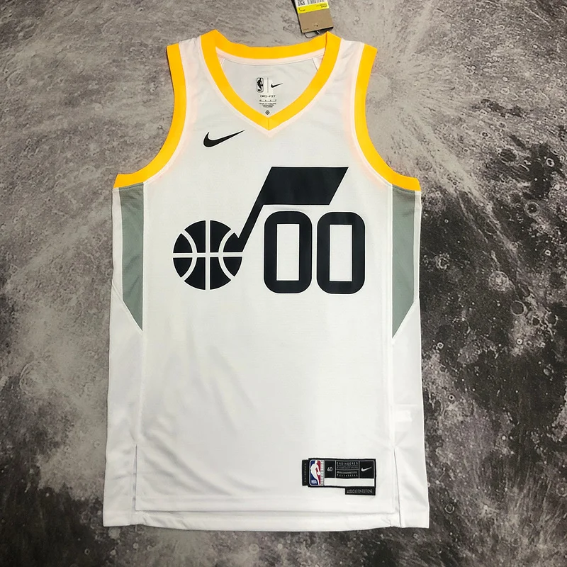 2023 Utah Jazz Basketball Jersey Home White #00 CLARKSON