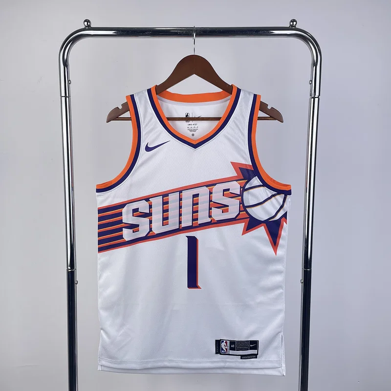 2024 Season NBA Phoenix Suns Basketball jersey Home White #1 BOOKER