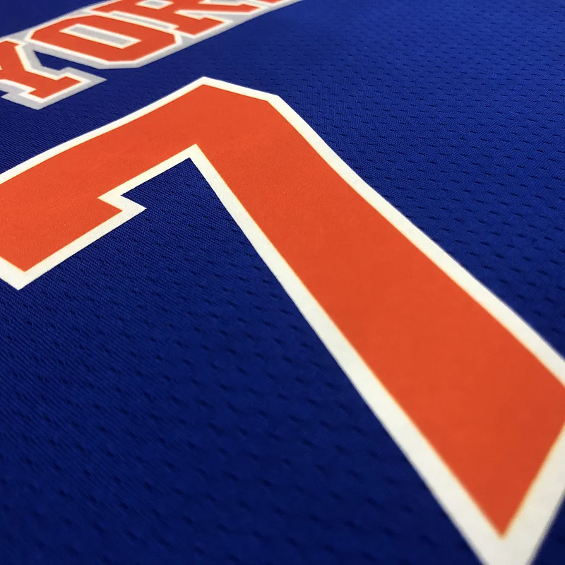 New York Knicks Basketball Jersey Blue #7 ANTHONY