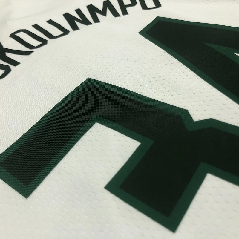 2022 Season NBA Milwaukee Bucks Basketball jersey city version #34 Antetokounmpo