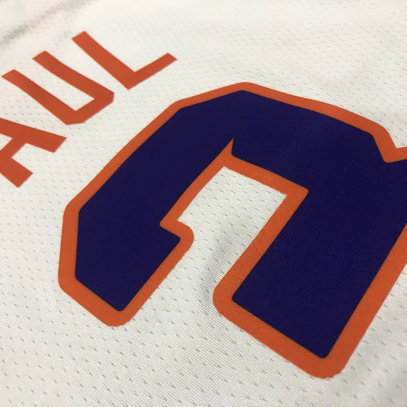 NBA Phoenix Suns Basketball jersey White #3 PAUL