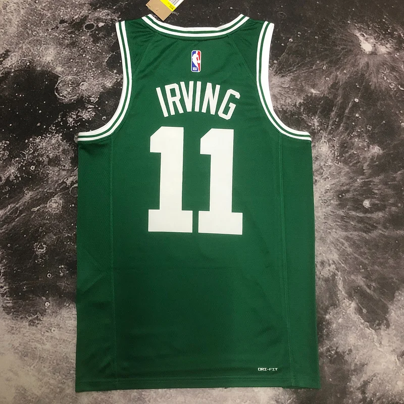 2023 Season NBA Boston Celtics Basketball Jersey Green #11 IRVING