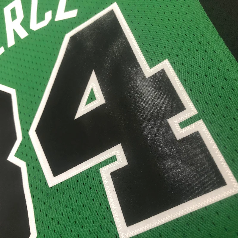 MN Hot Print Retro Boston Celtics Basketball Jersey italian race #34 PIERCE