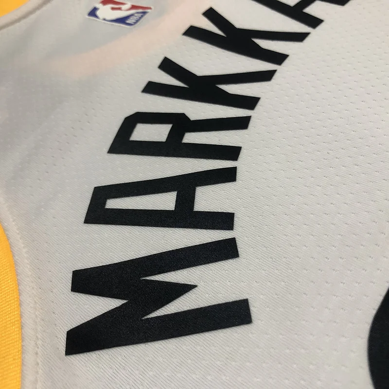 2023 Utah Jazz Basketball Jersey Home White #23 MARKKANEN