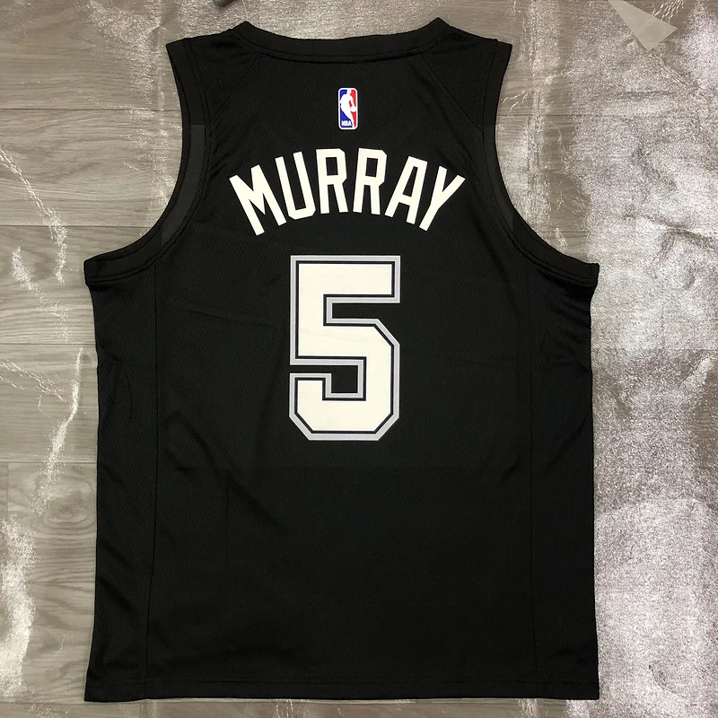 2021 San Antonio Spurs Basketball Jersey city version #5 MURRAY