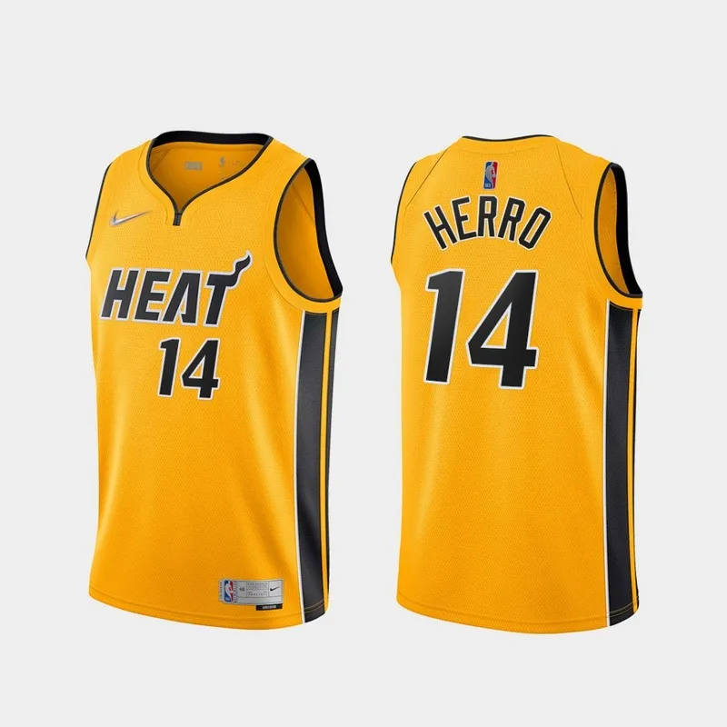 2021 Season NBA Miami Heat basketball jersey bonus edition #14 HERRO