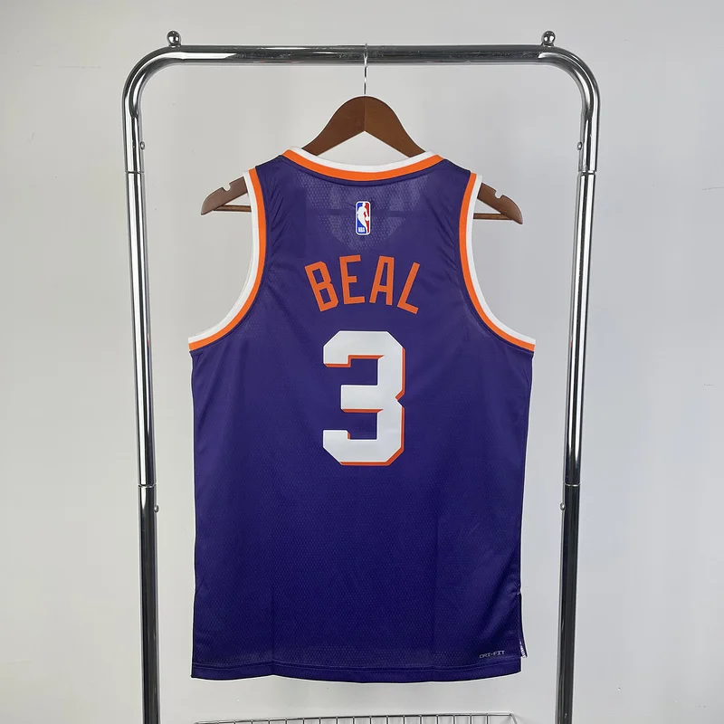 2024 Season NBA Phoenix Suns Basketball jersey Aawy Purple #3 BEAL