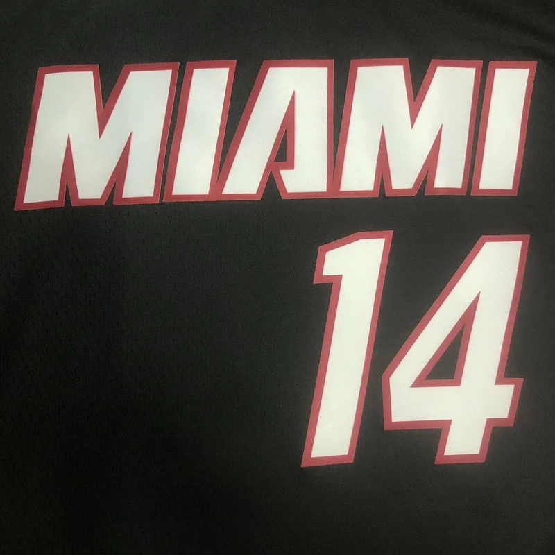 2023 Season NBA Miami Heat basketball jersey V-neck Black #14 HERRO