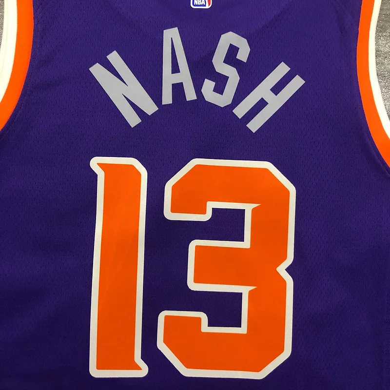 NBA Phoenix Suns Basketball jersey Purple #13 NASH