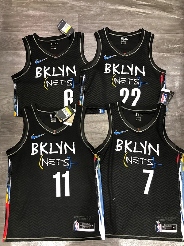 2021 Season Brooklyn Nets Basketball jersey city version Graffiti model #11 IRVING