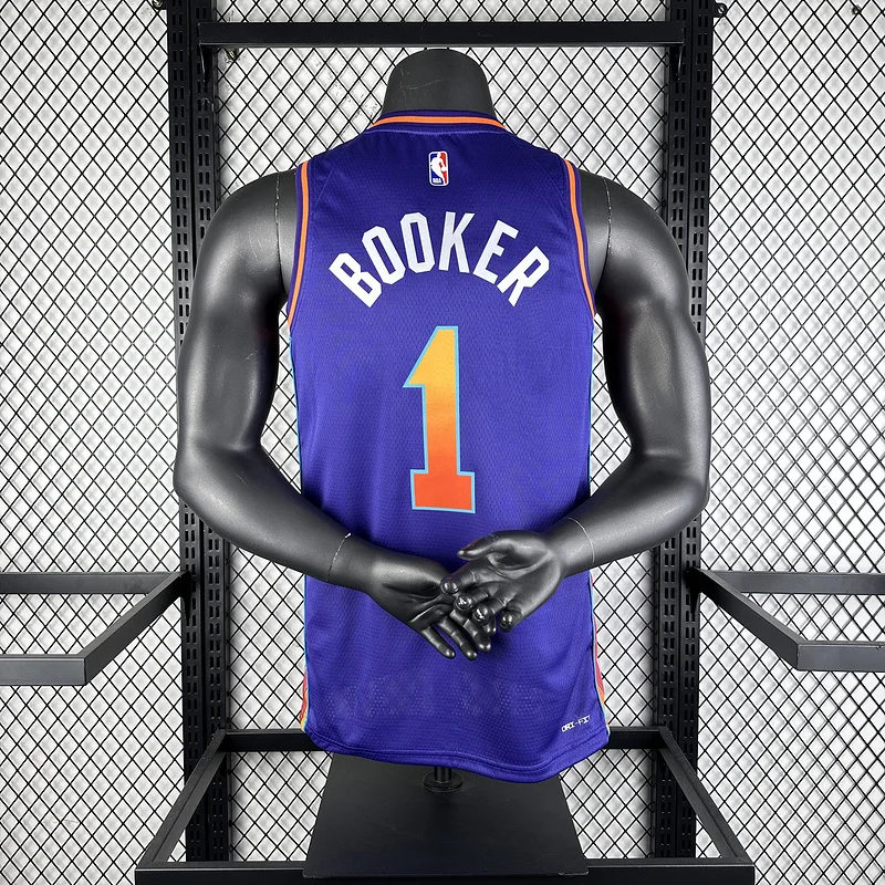 2024 Season NBA Phoenix Suns Basketball jersey city version #1 BOOKER