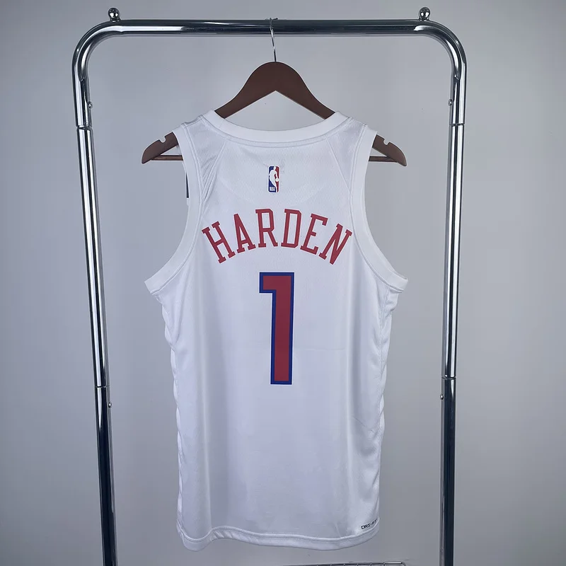 2023 Season NBA Philadelphia 76ers Basketball Jersey city version #1 HARDEN