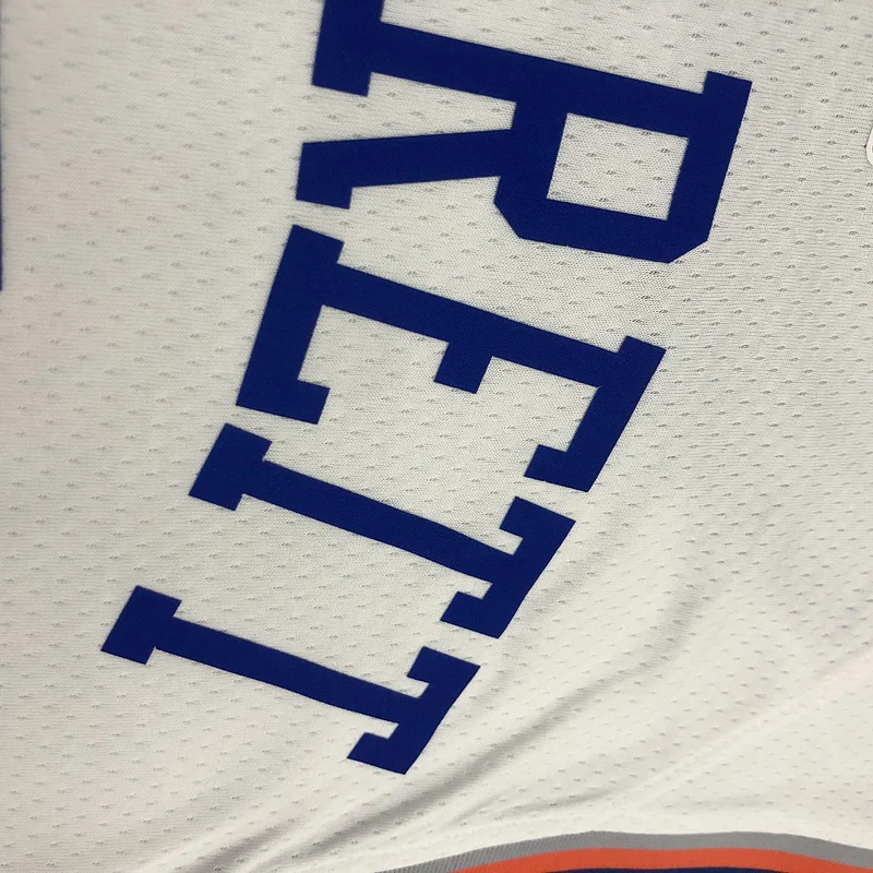 New York Knicks Basketball Jersey White #9 BARRETT