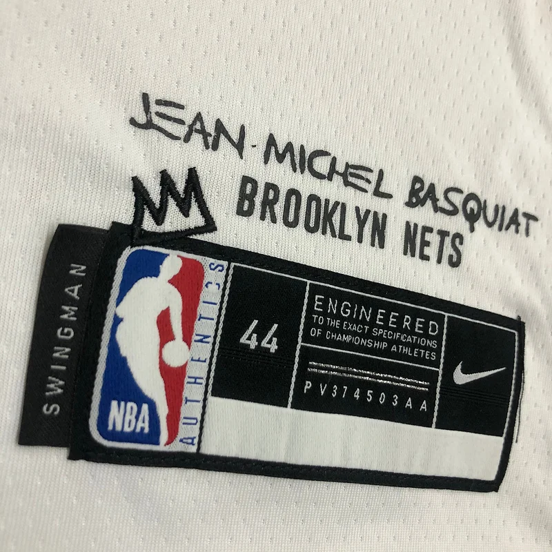 Brooklyn Nets Basketball jersey Graffiti White #7 DURANT