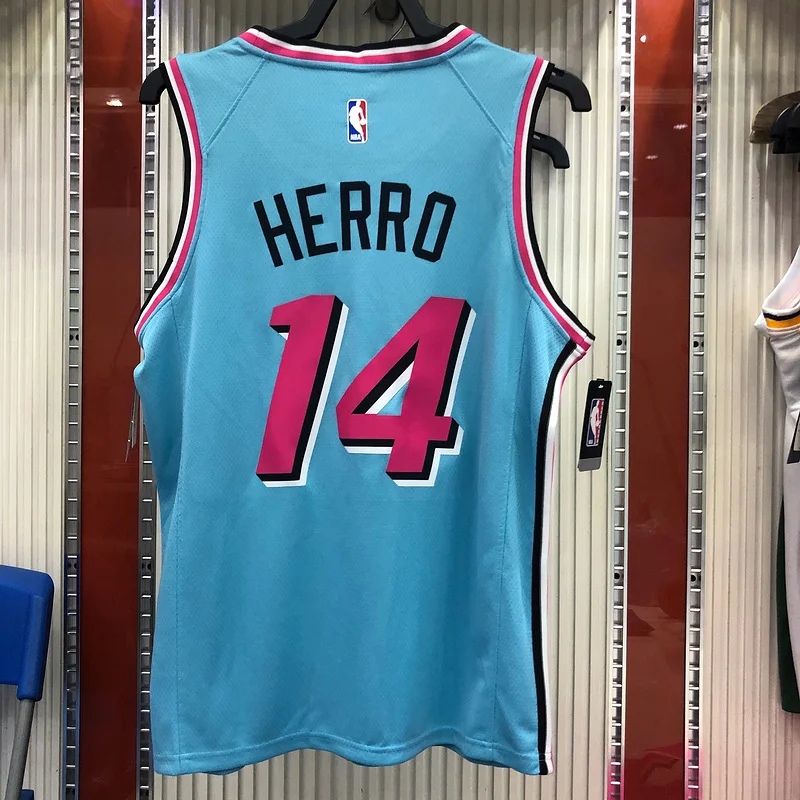 NBA Miami Heat basketball jersey round neck #14 HERRO