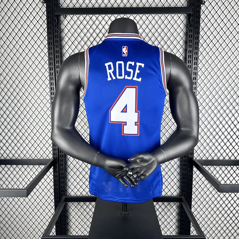 2021 New York Knicks Basketball Jersey trapeze limited #4 ROSE