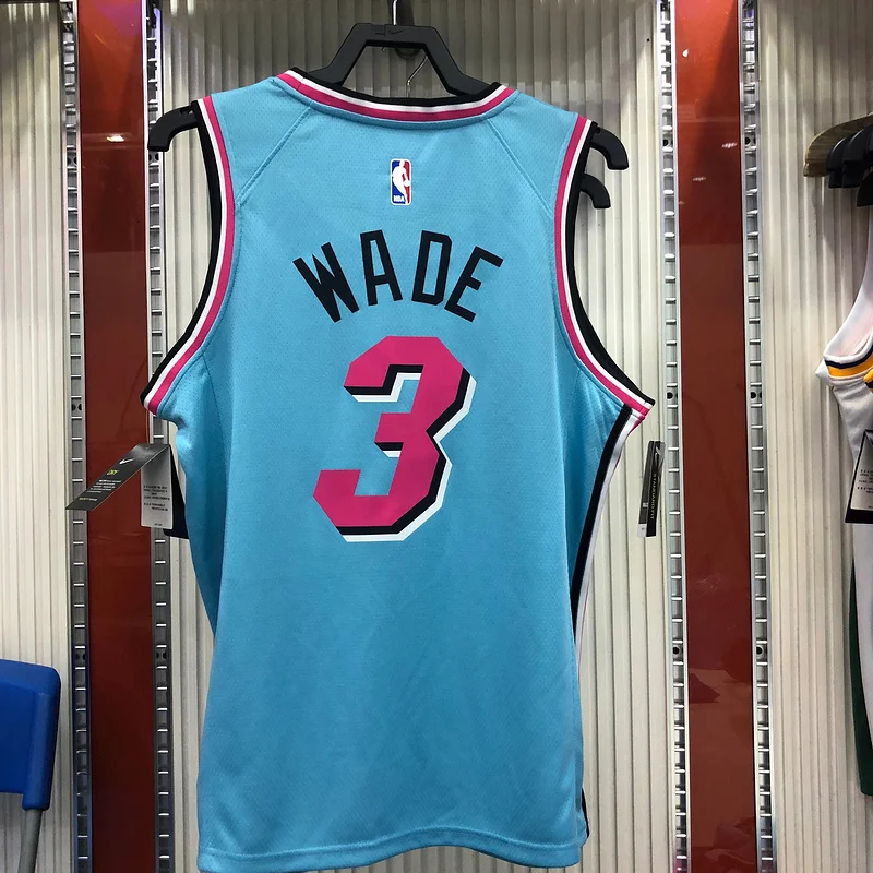 NBA Miami Heat basketball jersey round neck #3 WADE