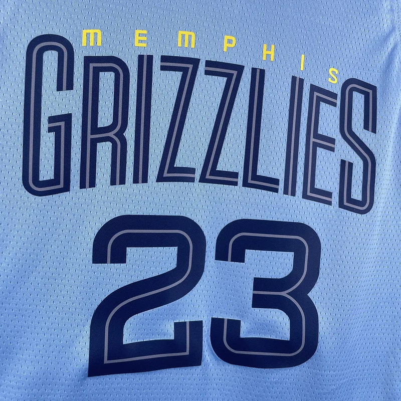 2023 Season NBA Memphis Grizzlies Basketball Jersey trapeze limited #23 ROSE