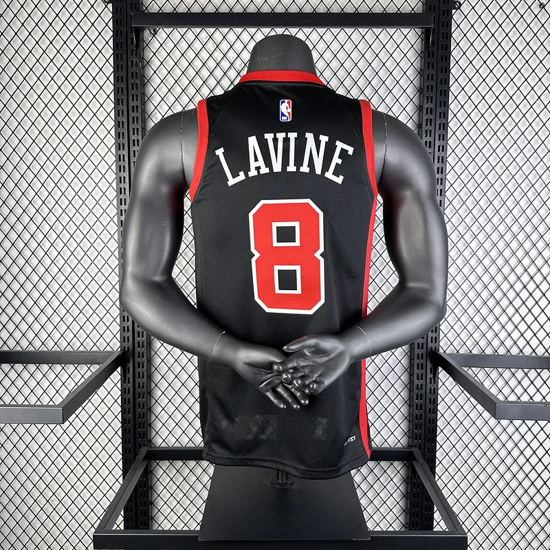 2024 Season NBA Chicago Bulls Basketball jersey City version #8 LAVINE