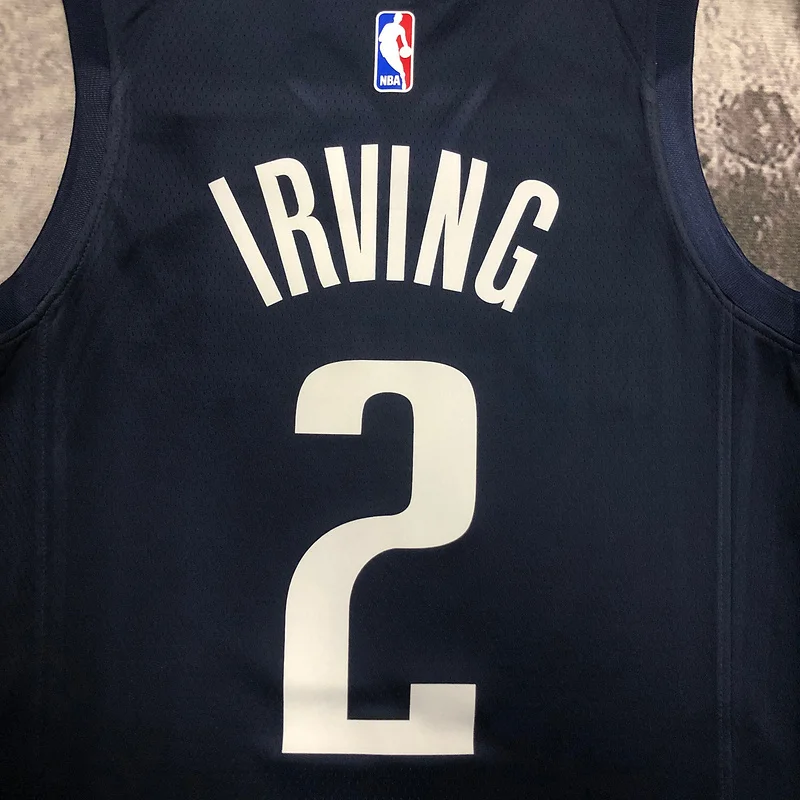 2021 Season NBA Dallas Mavericks basketball jersey trapeze limited #2 IRVING