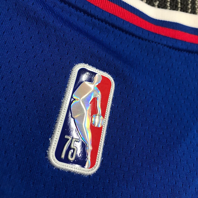 75th anniversary  NBA Los Angeles Clippers Basketball jersey   Blue  #2   LEONARD