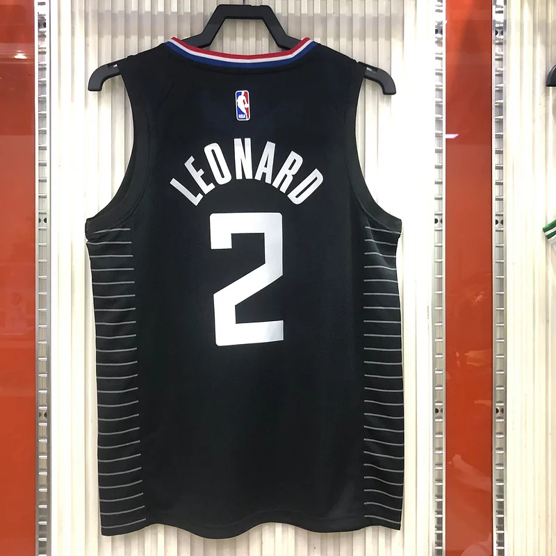 2021 Season NBA Los Angeles Clippers Basketball jersey Jordan  theme  limited  city version  #2   LEONARD