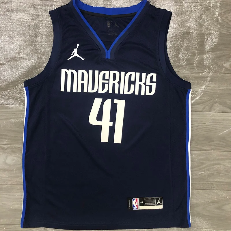 2021 Season NBA Dallas Mavericks basketball jersey JORDAN theme limited #41 NOWITZKI