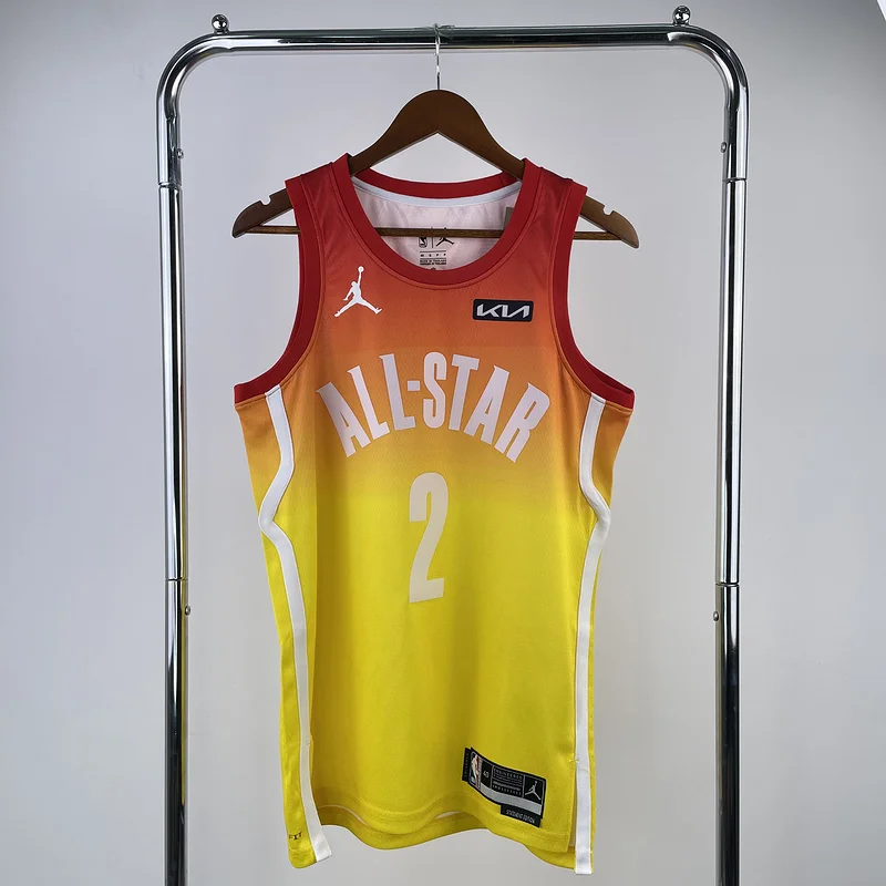 2023 All-Star NBA Oklahoma City Thunder Basketball Jersey yellow #2 GILGEOUS ALEXANDER