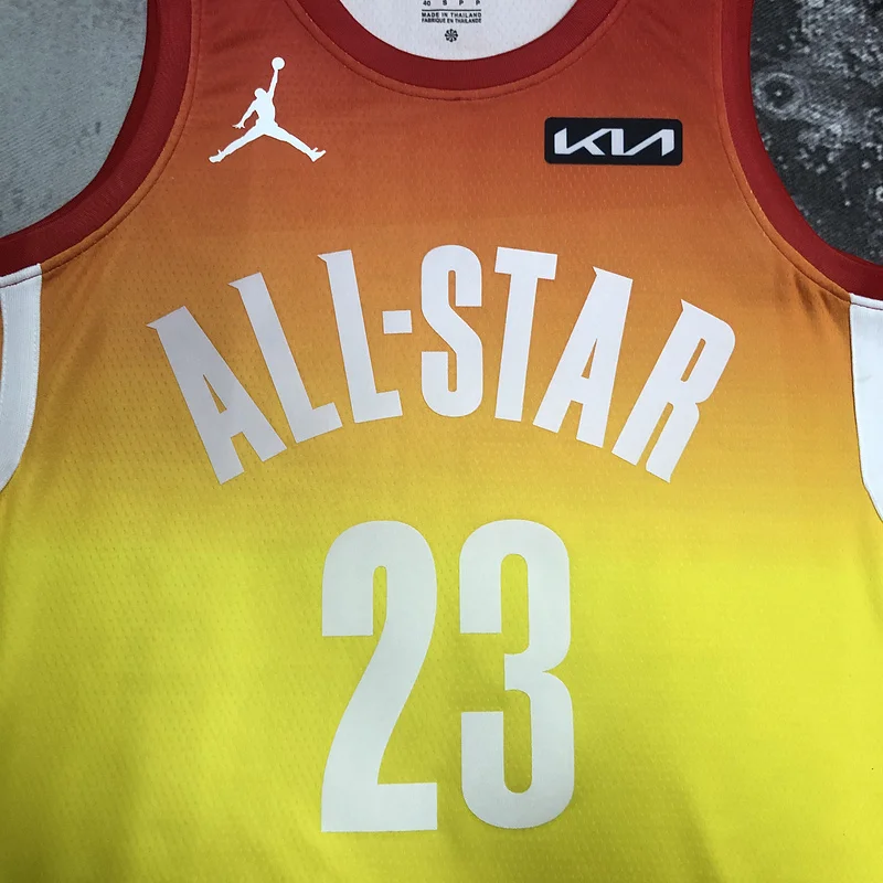 2023 All-Star Utah Jazz Basketball Jersey Yellow #23 MARKKANEN