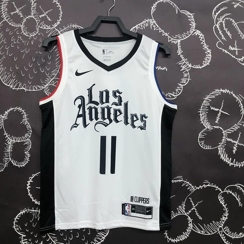 NBA Los Angeles Clippers Basketball jersey   Latin  White   #11   WALL