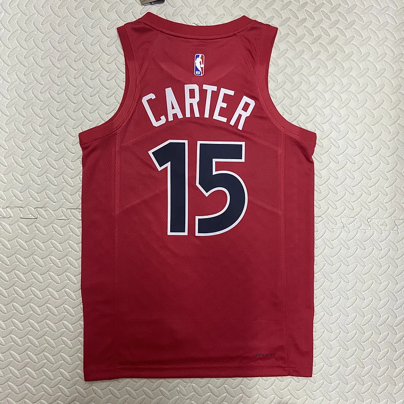 2023 NBA Toronto Raptors Basketball Jersey Aawy #15 CARTER