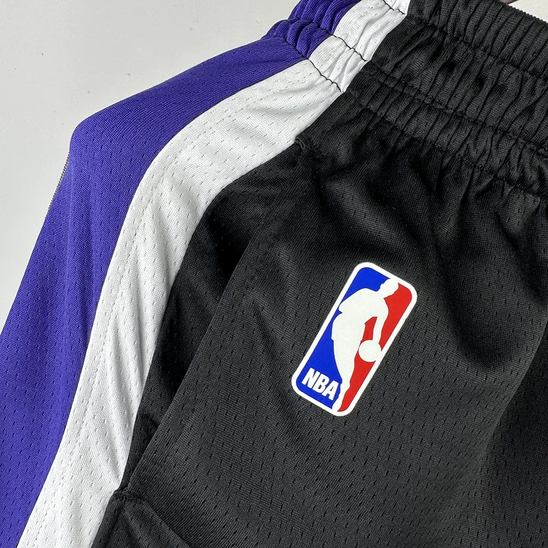 2024 Sacramento Kings Basketball Aawy Black Shorts