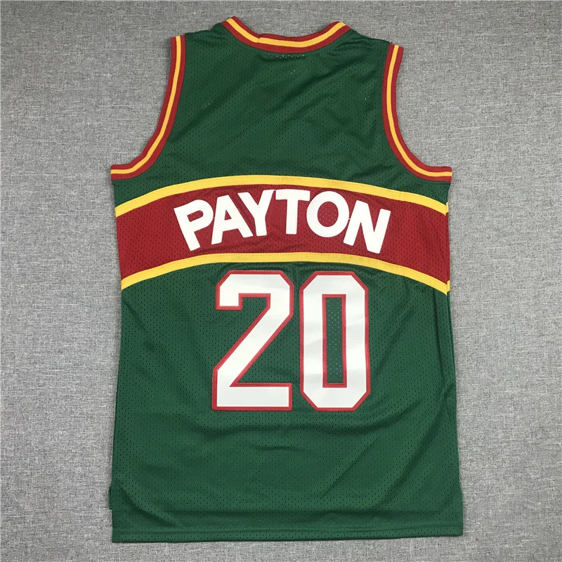 Mitchell Ness NBA Seattle SuperSonics Basketball jersey 20 Green red