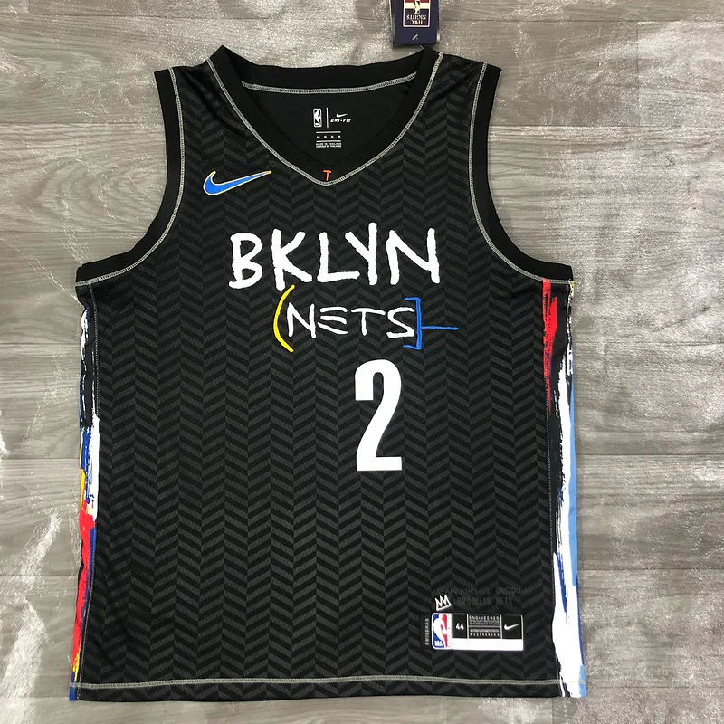 2021 Season Brooklyn Nets Basketball jersey city version graffiti style #2 GRIFFIN