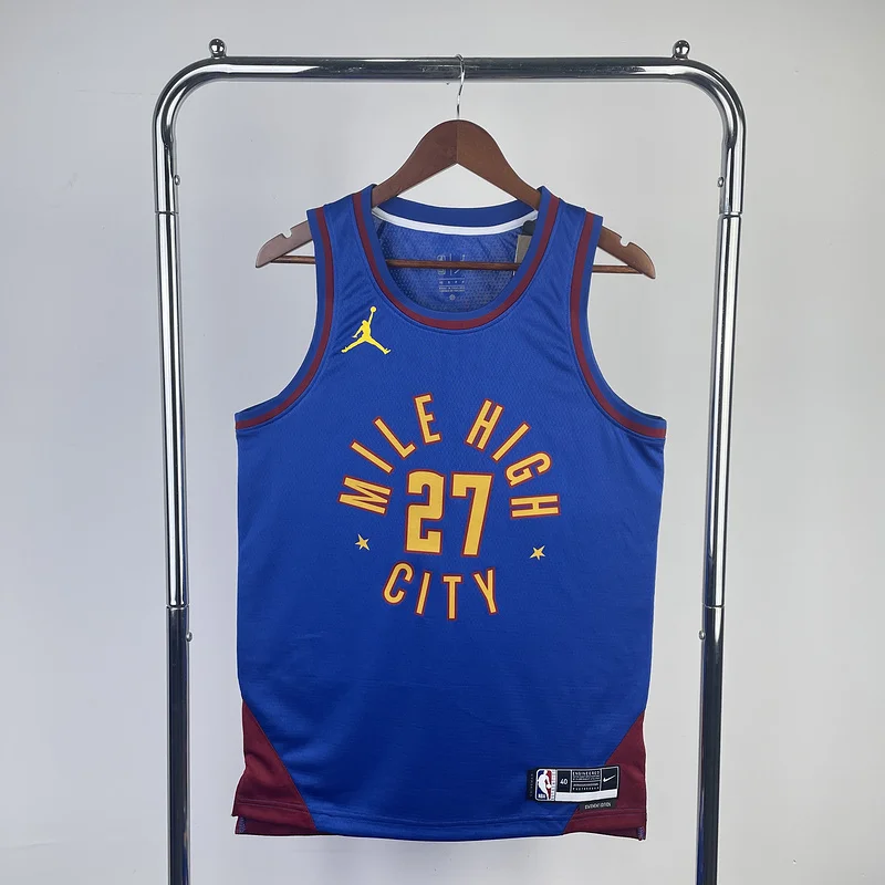 2023 Season NBA Denver Nuggets Basketball jersey trapeze limited #27 MURRAY