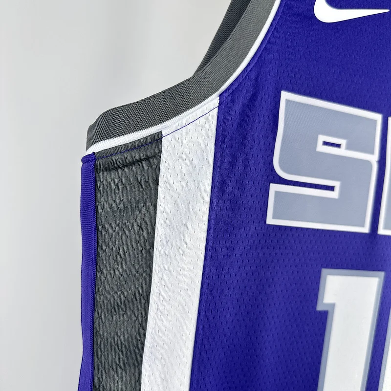 2023 Sacramento Kings Basketball Jersey Aawy Purple #10 SABONIS