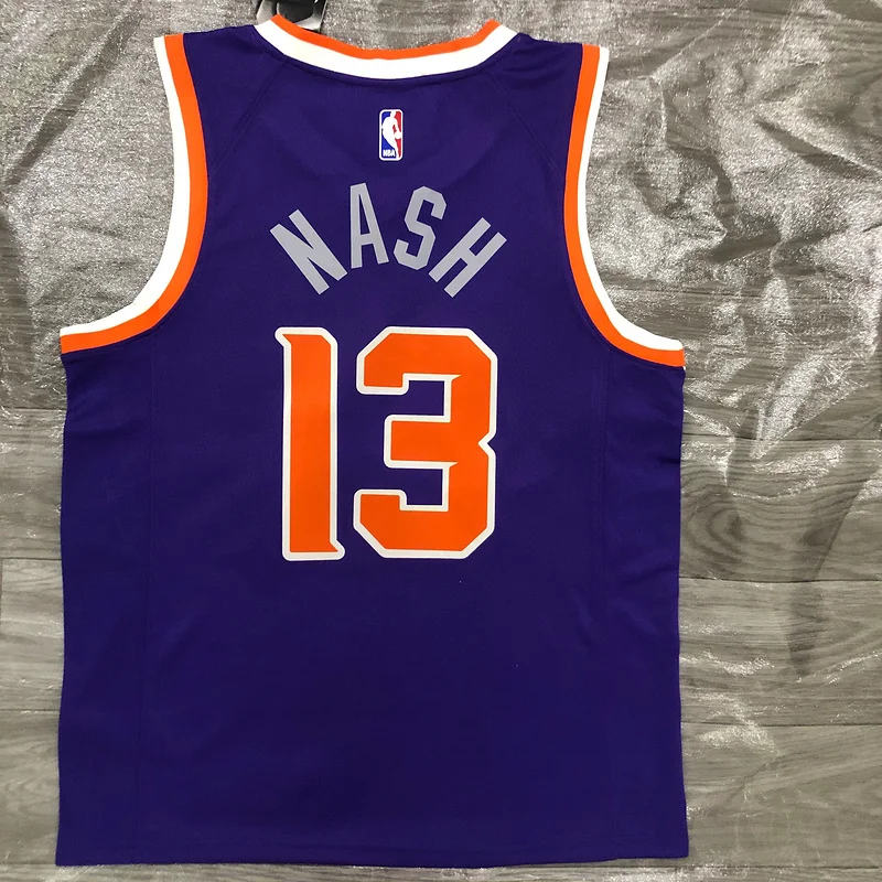 NBA Phoenix Suns Basketball jersey Purple #13 NASH