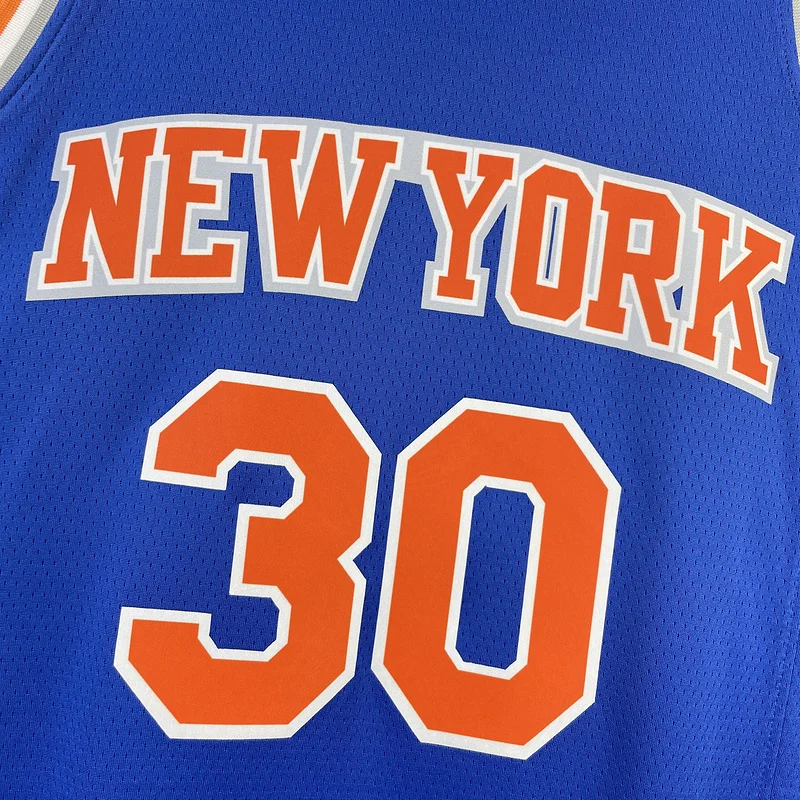 2023 New York Knicks Basketball Jersey Aawy Blue #30 RANDLE