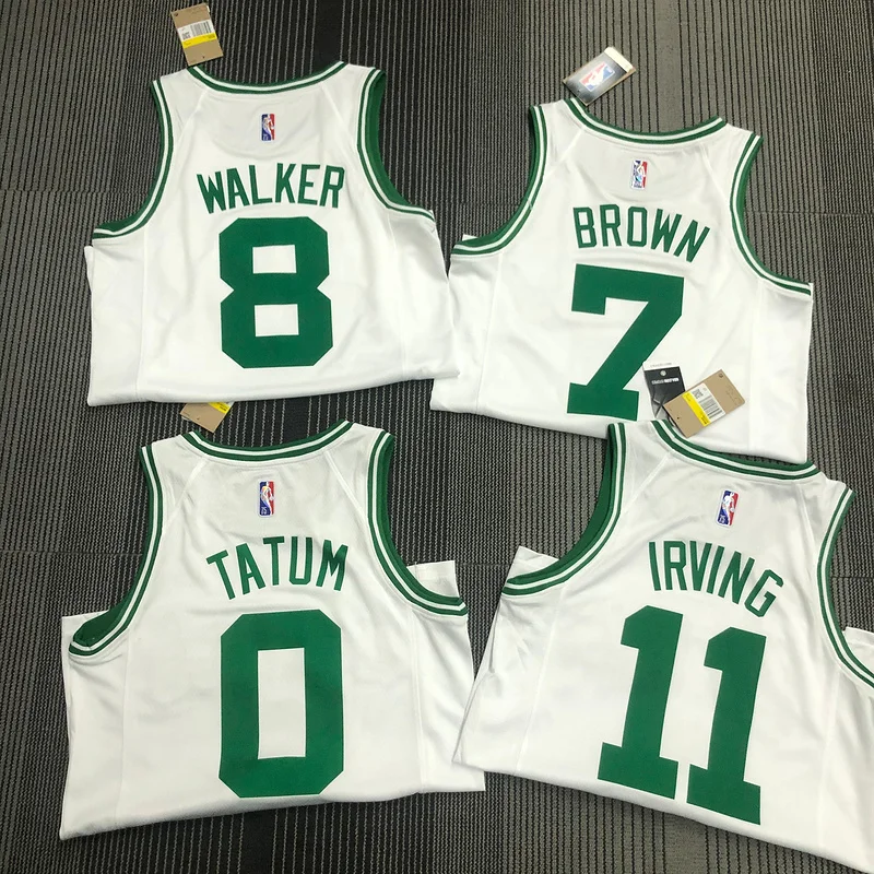 75th anniversary NBA Boston Celtics Basketball Jersey White #8 WALKER