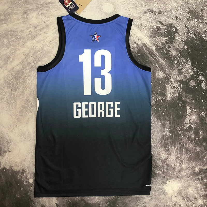 2023 Season  NBA Los Angeles Clippers Basketball jersey   All-Star    Blue  #13   GEORGE