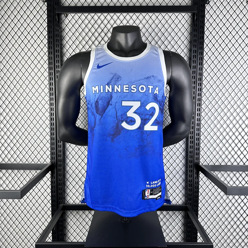 2024 Minnesota Timberwolves Basketball Jersey city version #32 TOWNS