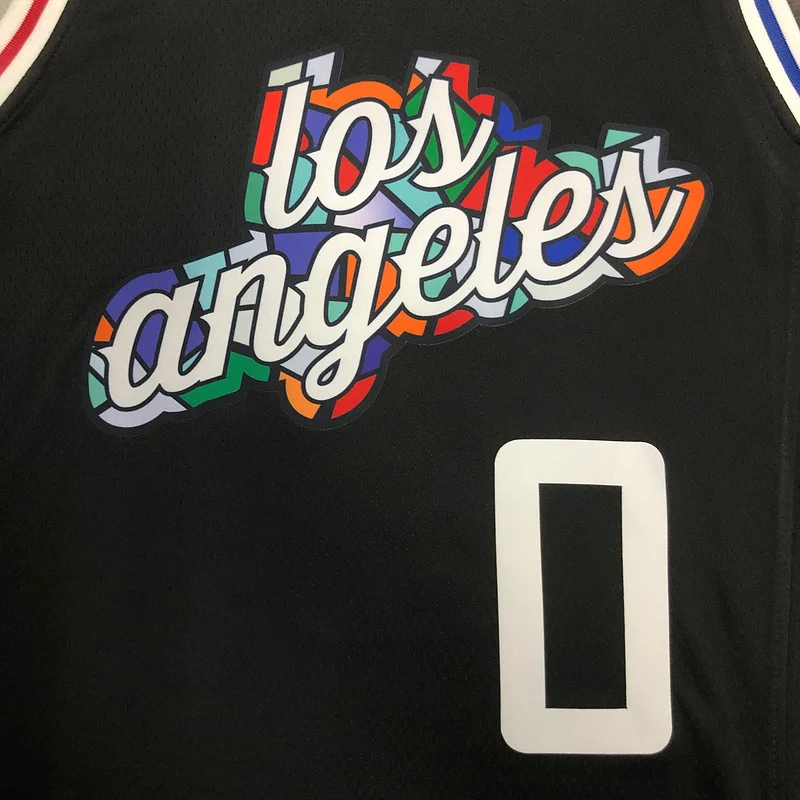 2023 Season   NBA Los Angeles Clippers Basketball jersey   city version  #0    WESTBROOK