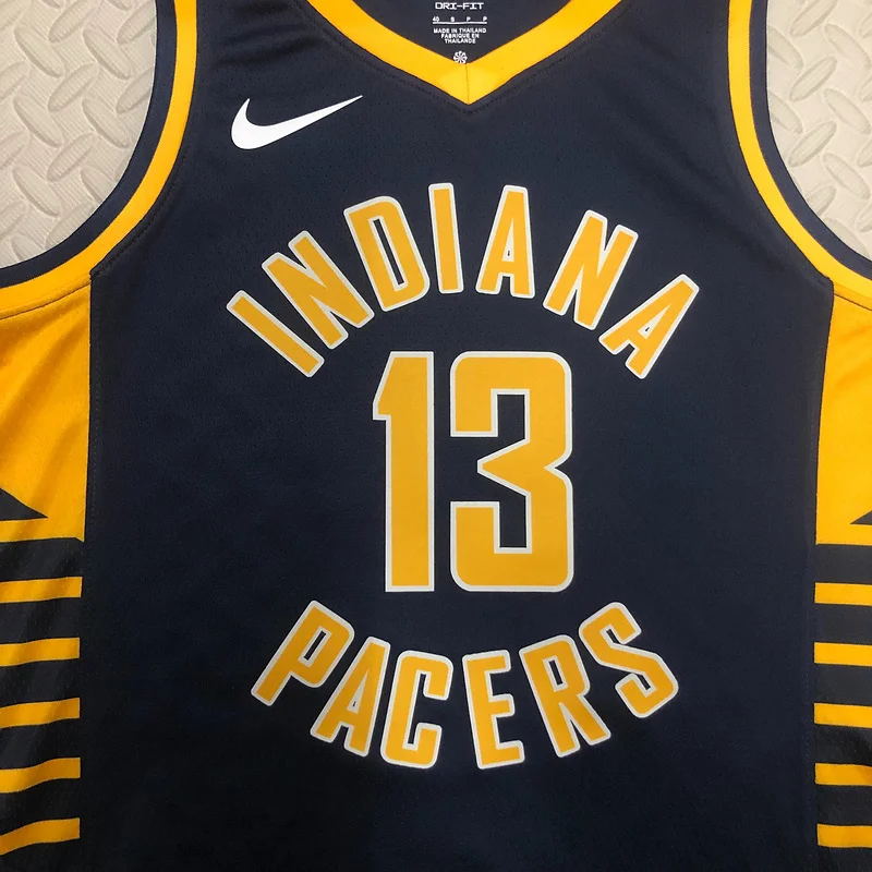 2023 Indiana Pacers Basketball Jersey Aawy #13 GEORGE