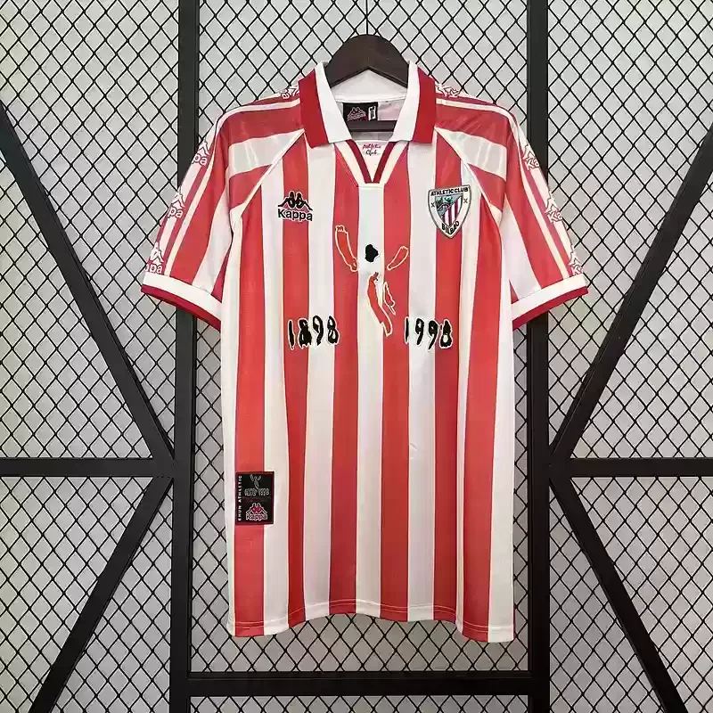 Athletic Bilbao jersey for 100th Anniversary Retro Home Stadium