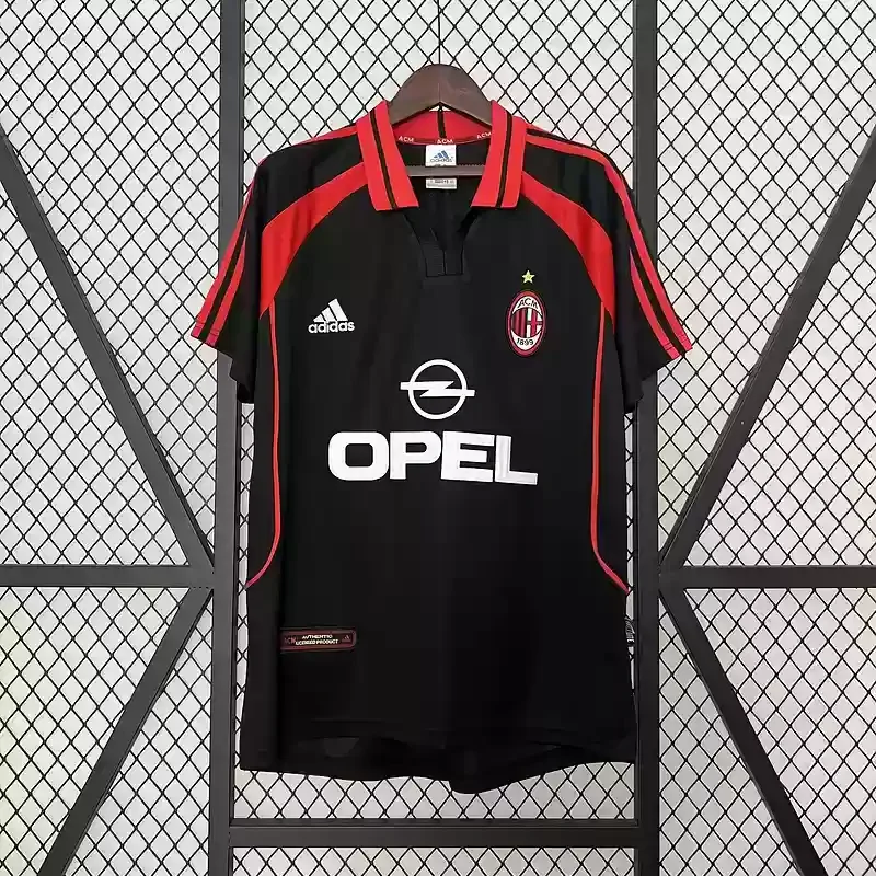 00/01 AC Milan jersey Third Away Retro