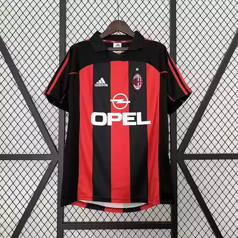 01/02 AC Milan jersey Home Retro