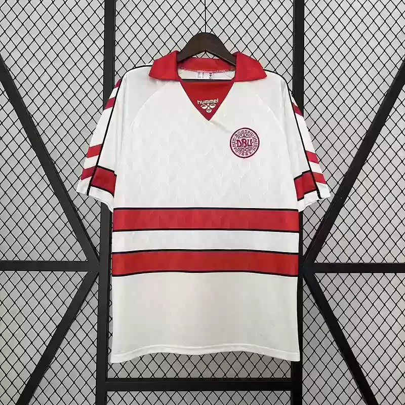 Retro Denmark 1988 Away S-XXL