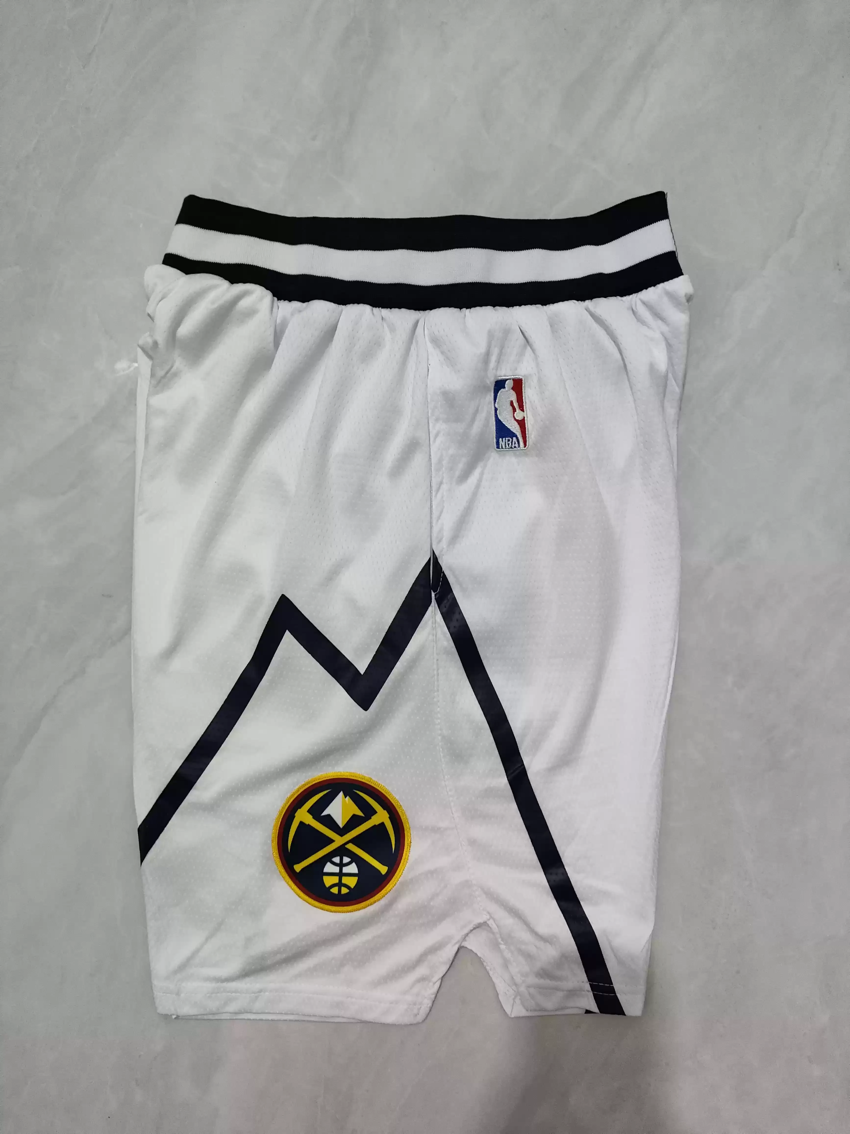 DENVER NUGGETS Basketball Shorts White