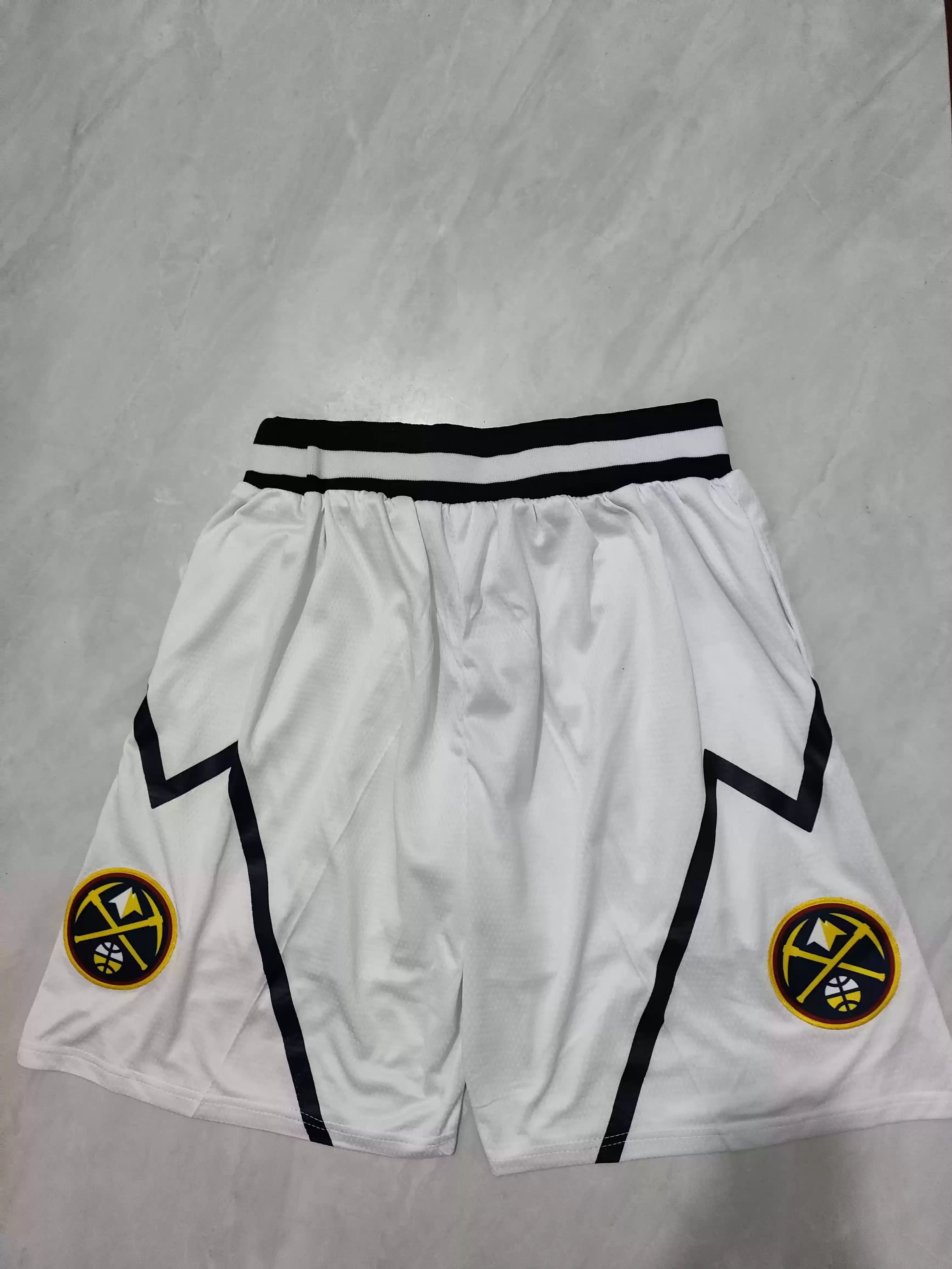 DENVER NUGGETS Basketball Shorts White