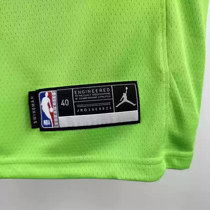 Minnesota Timberwolves trapeze Fluorescent Green #5 EDWARDS